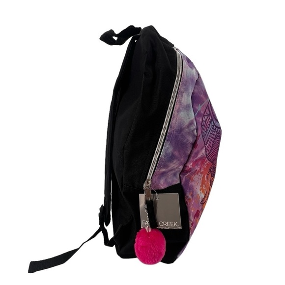 Metropack Backpack Purple Pink Tie Dye Elephant Backpack - Picture 7 of 8